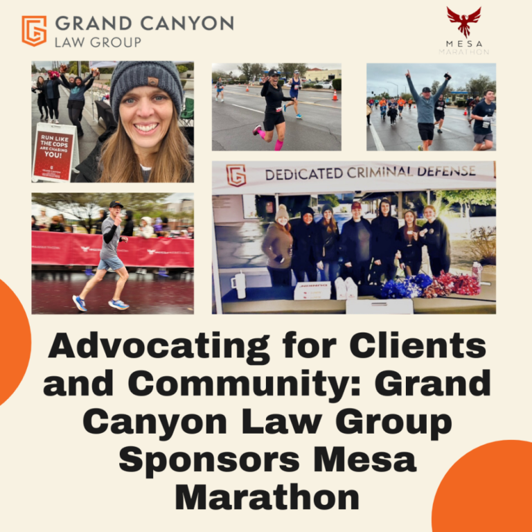 How Grand Canyon Law Group Supported The Community At The Annual Mesa Marathon