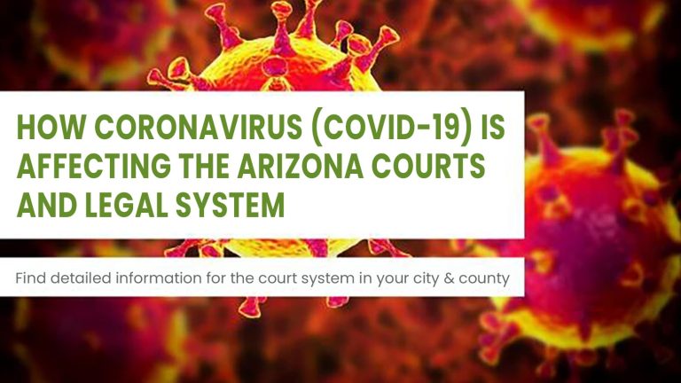 How Coronavirus (Covid-19) Is Affecting The AZ Courts And Legal System