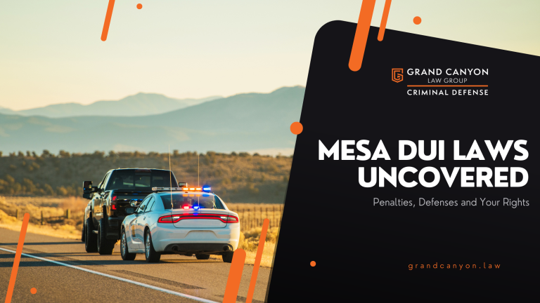 Mesa DUI Laws Uncovered