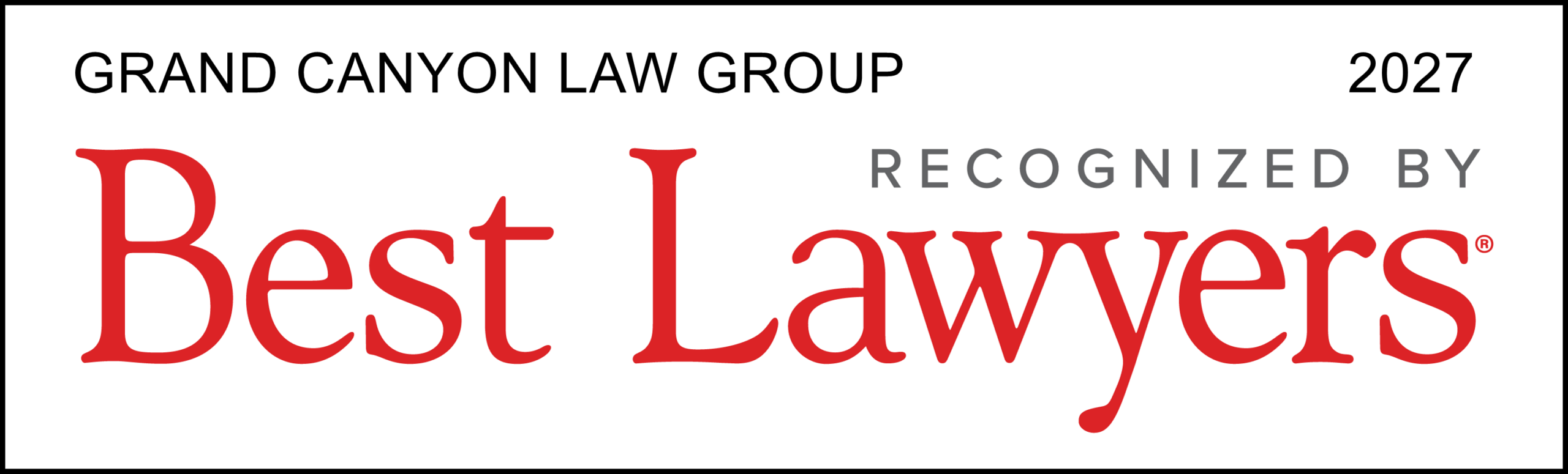 Recognized Best Lawyer Badge